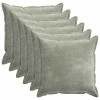 Párna huzat 6 pcs houten zöld 80 x 80 cm chenille szövet