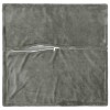 Párna huzat 2 pcs houten sötétszürke 80 x 80 cm flanell