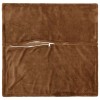 Párna huzat 6 pcs houten világos barna 80 x 80 cm flanell