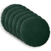 Párna huzat 6 pcs heerlen sötétzöld ø 30 cm bársony