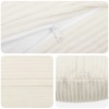 Párna huzat 2 pcs heerlen krémszínű ø 30 cm cord