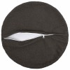 Párna huzat 6 pcs heerlen sötétszürke ø 30 cm bouclé