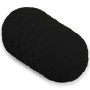 Párna huzat 6 pcs heerlen fekete ø 30 cm bouclé