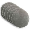 Párna huzat 6 pcs heerlen sötétszürke ø 30 cm chenille szövet