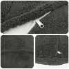 Párna huzat 2 pcs heerlen sötétszürke ø 30 cm bouclé