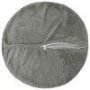 Párna huzat 6 pcs heerlen sötétszürke ø 30 cm flanell