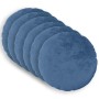 Párna huzat 6 pcs heerlen világoskék ø 30 cm flanell