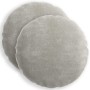 Párna huzat 2 db heerlen világosszürke ø 40 cm chenille szövet