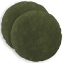 Párna huzat 2 pcs heerlen zöld ø 40 cm mikroszálas plüss
