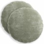 Párna huzat 2 db heerlen zöld ø 50 cm chenille szövet