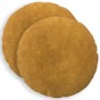 Párna huzat 2 pcs heerlen sárga ø 50 cm mikroszálas plüss