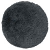 Párna huzat 2 pcs heerlen antracitszürke ø 50 cm pv mikroplüss