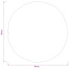 Párna huzat 2 pcs heerlen sötétszürke ø 60 cm cord