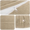 Párna huzat 2 pcs heerlen tópszínű ø 60 cm cord