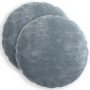Párna huzat 2 db heerlen világoskék ø 60 cm chenille szövet