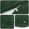 Párna huzat 6 pcs heerlen sötétzöld ø 60 cm bouclé