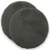 Párna huzat 2 pcs heerlen sötétszürke ø 60 cm bouclé
