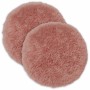 Párna huzat 2 pcs heerlen rózsaszín ø 60 cm pv mikroplüss