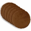 Párna huzat 6 pcs heerlen világos barna ø 60 cm flanell