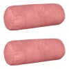 Párna huzat 2 pcs heerlen rózsaszín ø 15 x 40 cm bársony