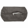 Párna huzat 2 pcs heerlen sötétszürke ø 15 x 40 cm cord