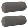 Párna huzat 2 pcs heerlen sötétszürke ø 15 x 40 cm cord