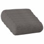 Párna huzat 6 pcs heerlen sötétszürke ø 15 x 40 cm cord
