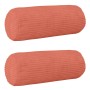 Párna huzat 2 pcs heerlen piros narancs ø 15 x 40 cm cord