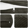 Párna huzat 2 pcs heerlen antracitszürke ø 15 x 40 cm cord