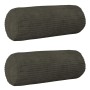Párna huzat 2 pcs heerlen antracitszürke ø 15 x 40 cm cord