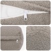 Párna huzat 6 pcs heerlen világosszürke ø 15 x 40 cm bouclé