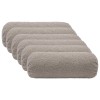 Párna huzat 6 pcs heerlen világosszürke ø 15 x 40 cm bouclé