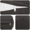 Párna huzat 6 pcs heerlen sötétszürke ø 15 x 40 cm bouclé