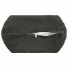 Párna huzat 6 pcs heerlen sötétszürke ø 15 x 40 cm bouclé