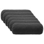 Párna huzat 6 pcs heerlen sötétszürke ø 15 x 40 cm bouclé