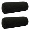 Párna huzat 2 pcs heerlen fekete ø 15 x 40 cm bouclé