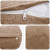 Párna huzat 6 db heerlen barna ø 15 x 40 cm chenille szövet