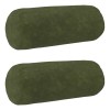 Párna huzat 2 pcs heerlen zöld ø 15 x 40 cm mikroszálas plüss