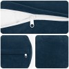 Párna huzat 2 pcs heerlen kék ø 15 x 40 cm mikroszálas plüss