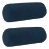 Párna huzat 2 pcs heerlen kék ø 15 x 40 cm mikroszálas plüss