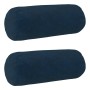 Párna huzat 2 pcs heerlen kék ø 15 x 40 cm mikroszálas plüss