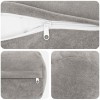 Párna huzat 6 pcs heerlen világosszürke ø 15 x 40 cm