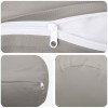 Párna huzat 2 pcs heerlen szürke ø 15 x 40 cm poliészter