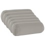 Párna huzat 6 pcs heerlen szürke ø 15 x 40 cm poliészter