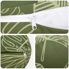 Párna huzat 6 pcs heerlen levélminta ø 15 x 40 cm poliészter