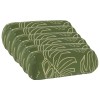 Párna huzat 6 pcs heerlen levélminta ø 15 x 40 cm poliészter