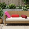 Párna huzat 2 pcs heerlen piros ø 15 x 40 cm poliészter