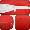 Párna huzat 6 pcs heerlen piros ø 15 x 40 cm poliészter