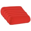 Párna huzat 6 pcs heerlen piros ø 15 x 40 cm poliészter