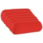 Párna huzat 6 pcs heerlen piros ø 15 x 40 cm poliészter